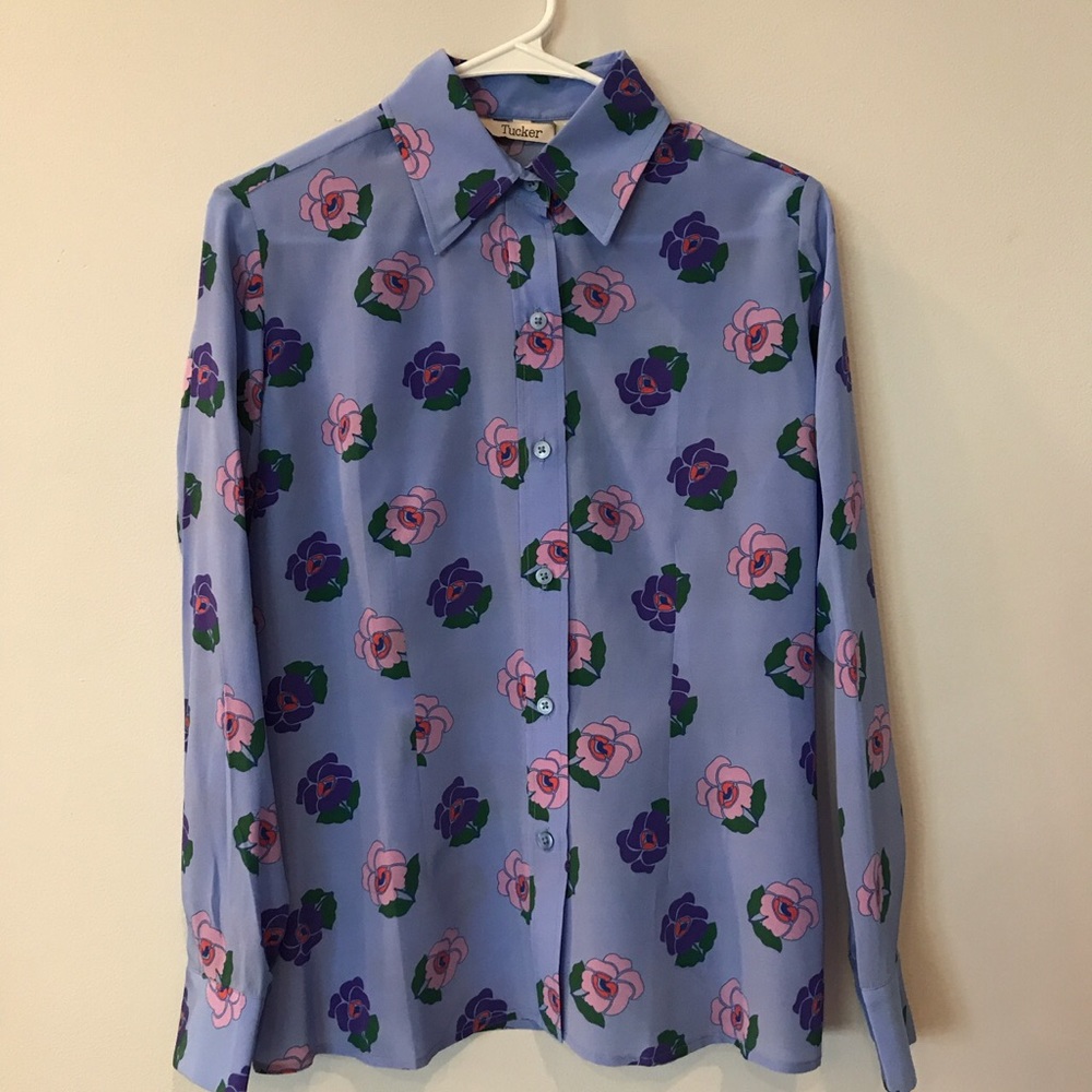 🌺Silk Tucker Blouse🌺